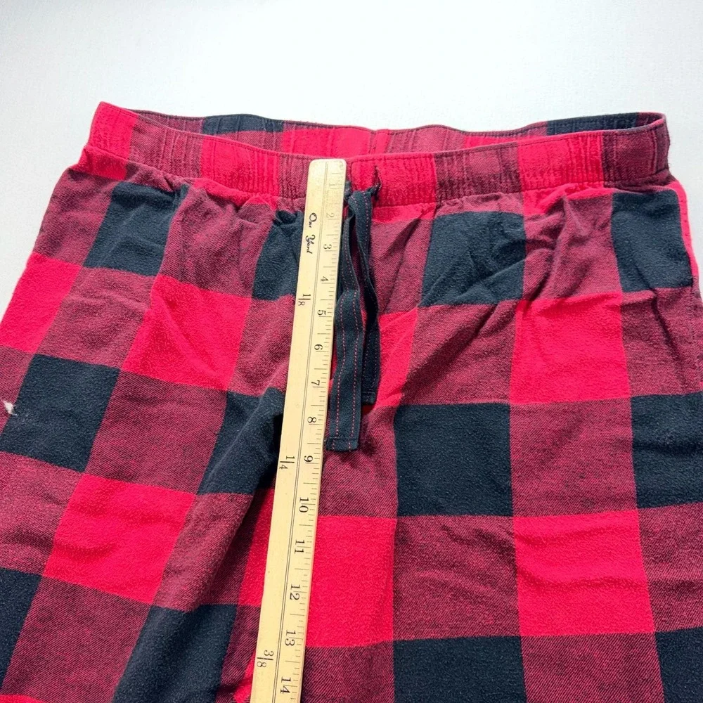 Old Navy Red and Black Buffalo Check Flannel Pajama Pants